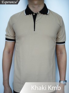 Polo-Shirt-Coklat-Khaki-Kmb