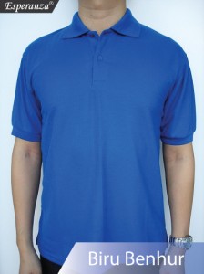 Polo-Shirt-Biru-Benhur